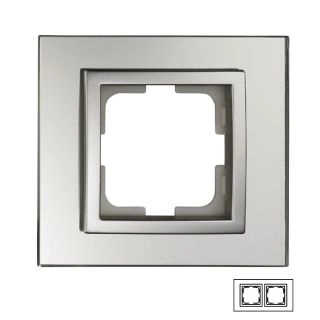 107-700000-161-Mono Style Glass Glass Двойна рамка Огледален