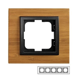 107-530000-164-Mono Style Wood Петорна рамка Бамбук