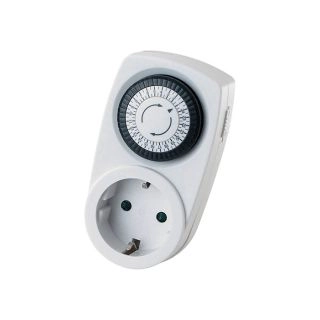 108-001-0001-Таймер Дневен Механичен Max 3500W 16A мин. настройка 30min 220-240V