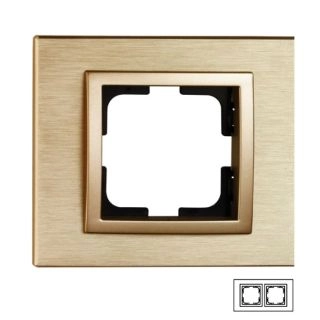 107-830000-161-Mono Style Aluminium Двойна рамка Титан