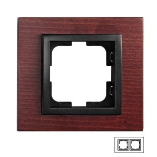 107-500000-161-Mono Style Wood Двойна рамка Череша