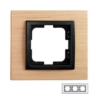 107-520000-162-Mono Style Wood Тройна рамка Клен